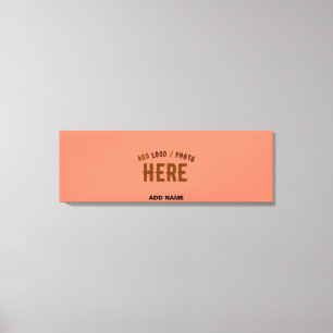 IMPRESSÃO EM TELA MARCA VERIFICADA DA LARANJA DE CORAL PERSONALIZADA