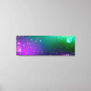 Impressão Em Tela Mardi Gras Festivo Purple Background