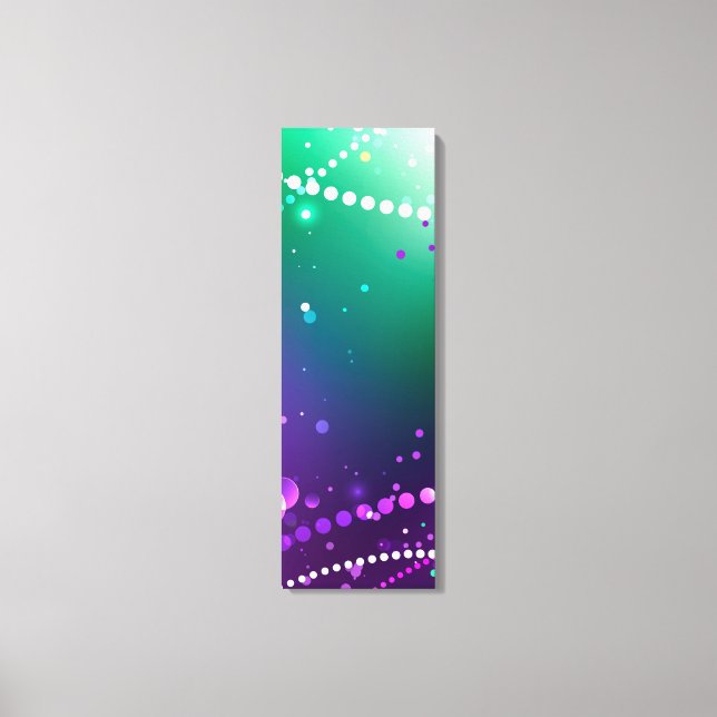 Impressão Em Tela Mardi Gras Festivo Purple Background (Frente)