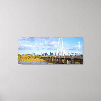 Impressão Em Tela Margaret Hunt Bridge, Dallas, Texas