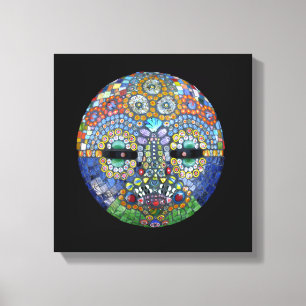 Impressão Em Tela Marge Mosaic Mask