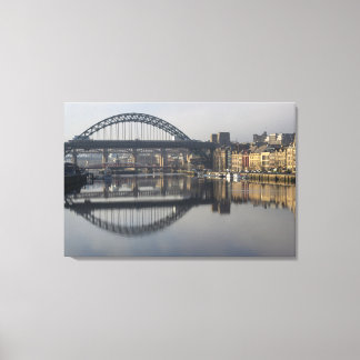 Impressão Em Tela Margem do Newcastle & a Ponte Tyne