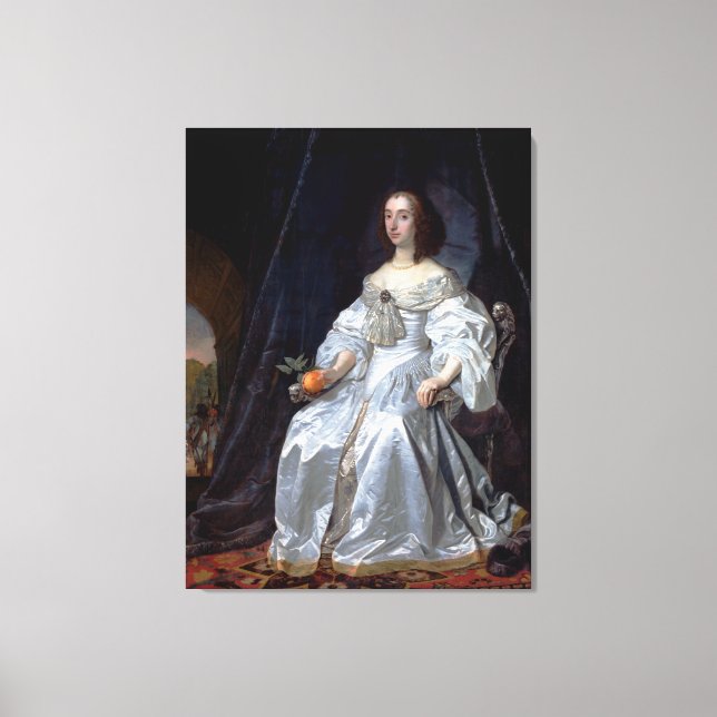 Impressão Em Tela Maria, Princesa de Laranja (Frente)
