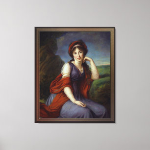Impressão Em Tela Maria Razumovskaya por Elisabeth-Louise Le Brun