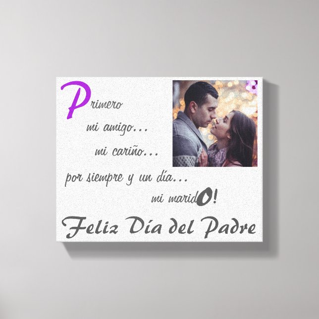 Impressão Em Tela Marido do Querido Forever e Day Esp (Frente)