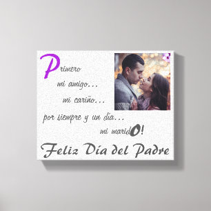 Impressão Em Tela Marido querido do dia de Forever& esp