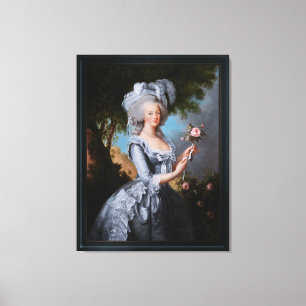 Impressão Em Tela Marie Antoinette Com Rosa