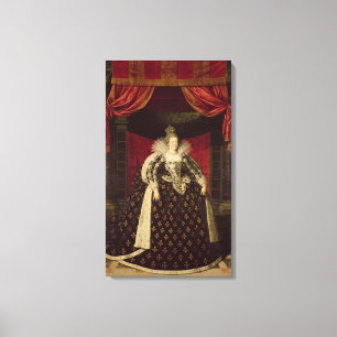 Impressão Em Tela Marie de Medici nas vestes da coroação, c.1610