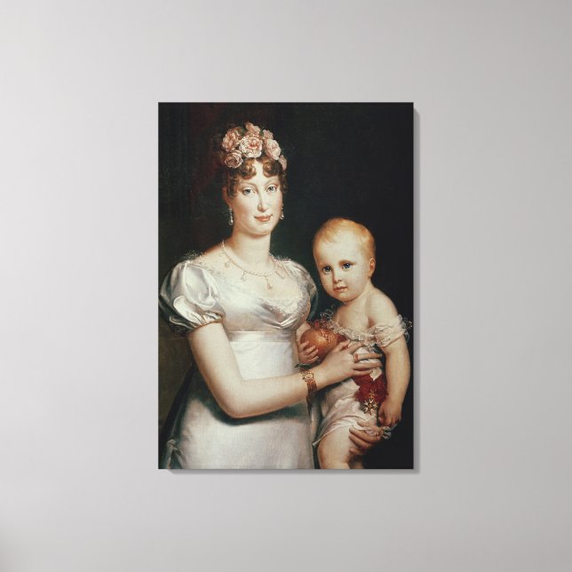 Impressão Em Tela Marie-Louise de Habsburgo-Lorena (Frente)