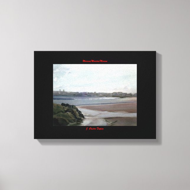 Impressão Em Tela Marina/Mariña/Marine (Frente)