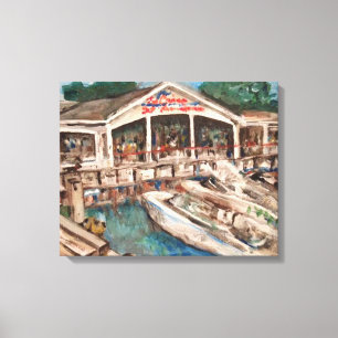 Impressão Em Tela "Marina na Baía Ocidental", Ilha de Kelley, Ohio