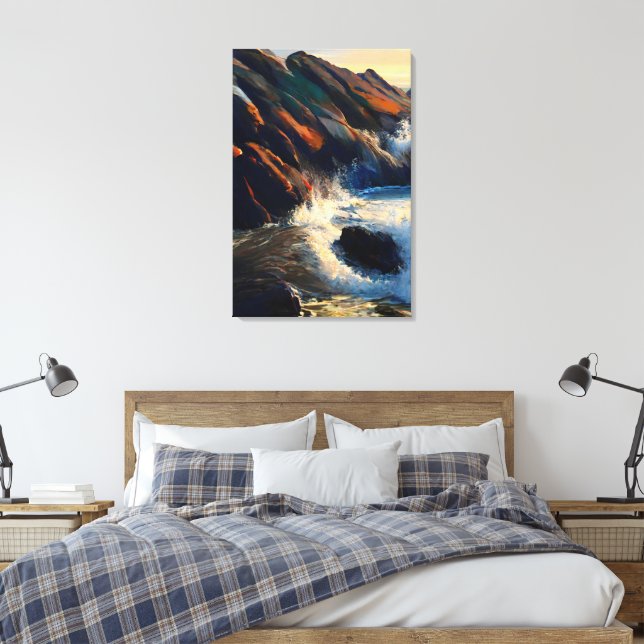 Impressão Em Tela Marine Fury (Insitu(Quarto))