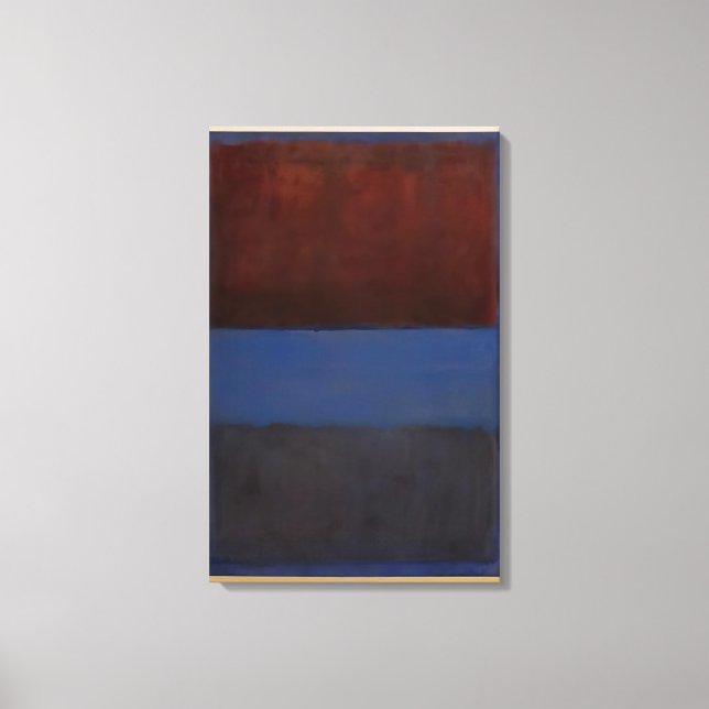 Impressão Em Tela Mark Rothko - No.61 Rust e Blue - 1953 (Frente)