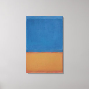 Impressão Em Tela Mark Rothko - Sem título Vermelho, Azul, Laranja -