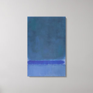 Impressão Em Tela Mark Rothko - Verde sem título Azul - 1968