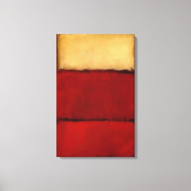 Impressão Em Tela Mark Rothko - Vermelho - 1964 (Frente)
