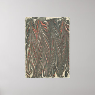 Impressão Em Tela Marmorpapier (zurückgezogener Kamm)