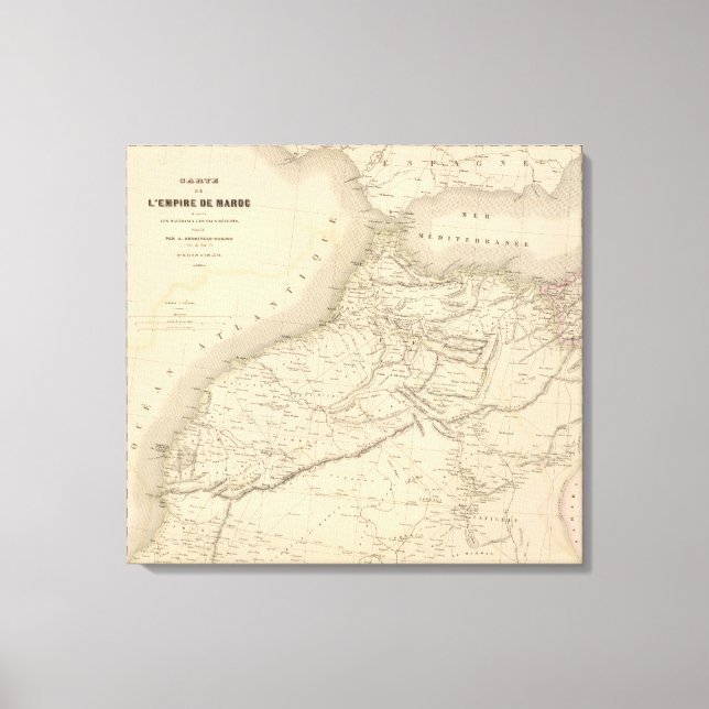 Impressão Em Tela Marrocos (Frente)