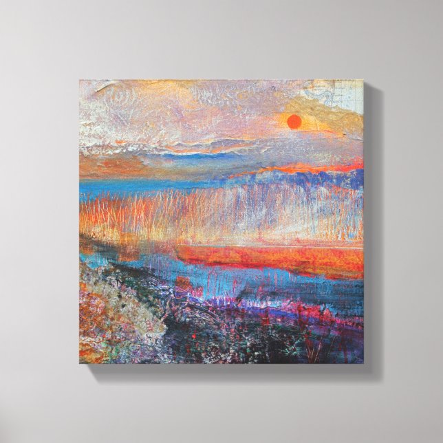 Impressão Em Tela Marsh Sunset 2013 (Frente)