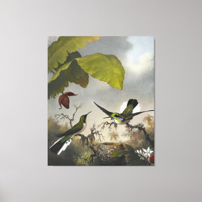 Impressão Em Tela MARTIN JOHNSON HEADE - Fada de Leite Negro - 1863- (Frente)