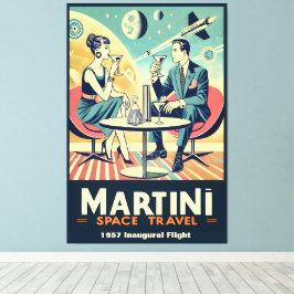 Impressão Em Tela Martini Space Travel Posters Flight Crew 