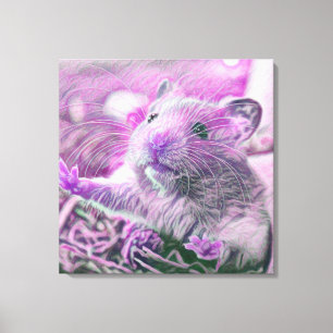 Impressão Em Tela martmix animal- hamster
