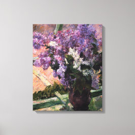 Impressão Em Tela Mary Cassatt - Lilases numa Janela
