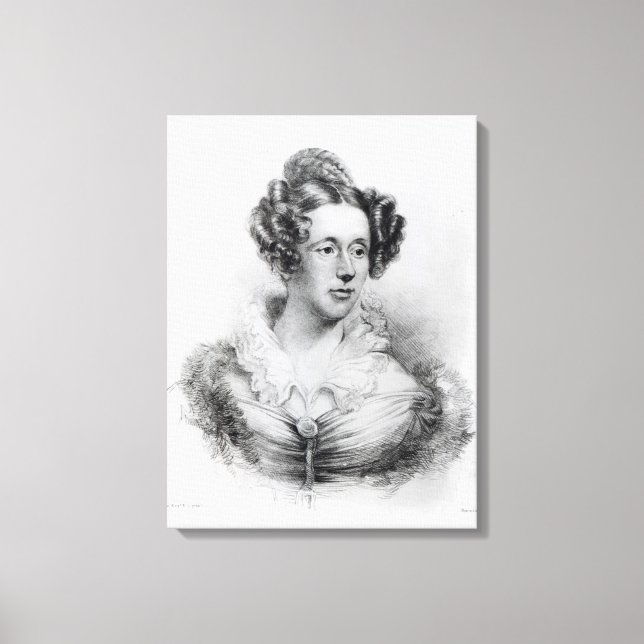 Impressão Em Tela Mary Fairfax Greig Somerville (Frente)