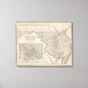Impressão Em Tela Maryland e Delaware 2