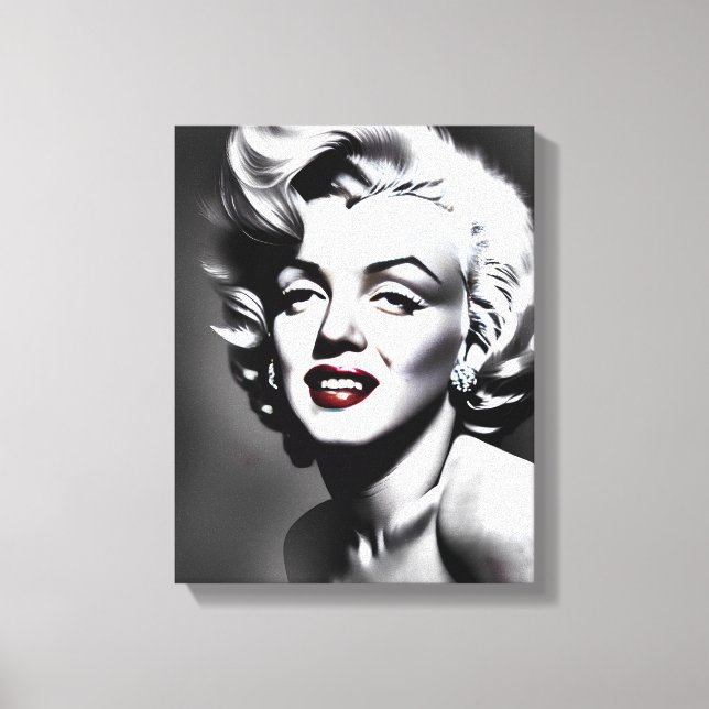 Impressão Em Tela Marylin Monroe Portrait (Frente)