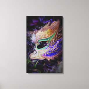Impressão Em Tela Máscara Abstrata Arte em Tela Máscara