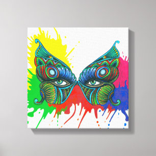 Impressão Em Tela Máscara - borboleta