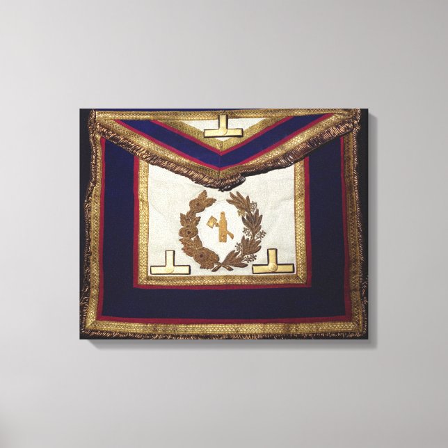 Impressão Em Tela Masonic Regalia, da Ordem de Turim (Frente)