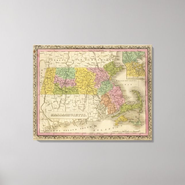 Impressão Em Tela Massachusetts 8 (Frente)