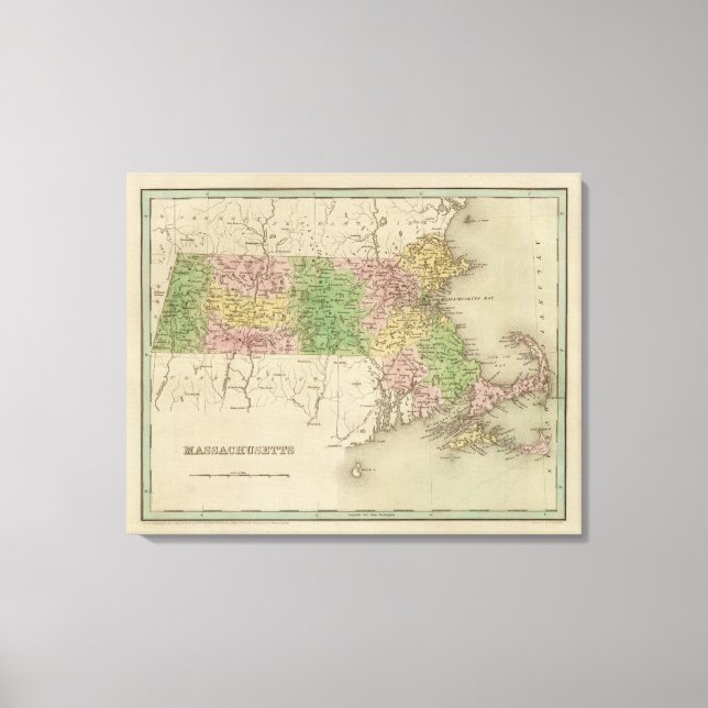 Impressão Em Tela Massachusetts 8 (Frente)