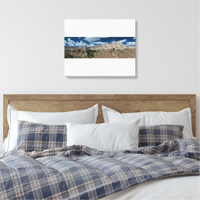 Impressão Em Tela Matera Basilicata Itália Panorama (Insitu(Quarto))