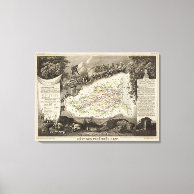 Impressão Em Tela Mato de Pirenéus Orles (Frente)