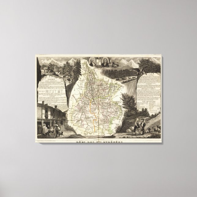 Impressão Em Tela Mato Dos Pirenéus De Htes (Frente)