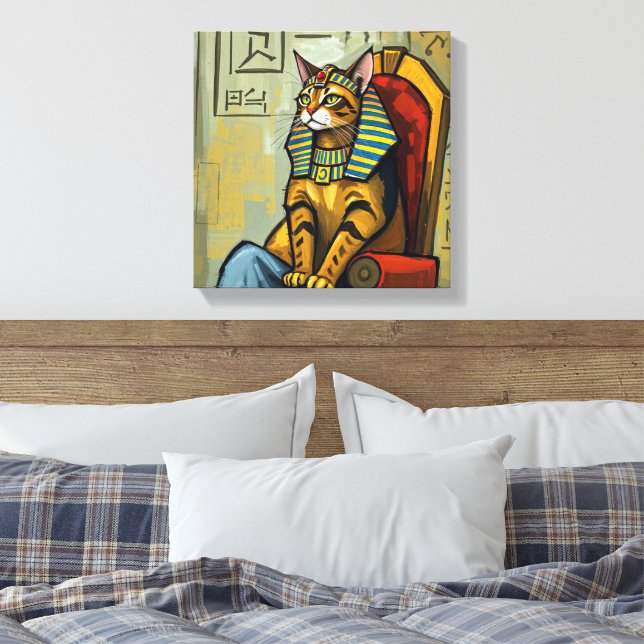 IMPRESSÃO EM TELA MAU EGÍPCIO-FARAÓ (Insitu(Quarto))