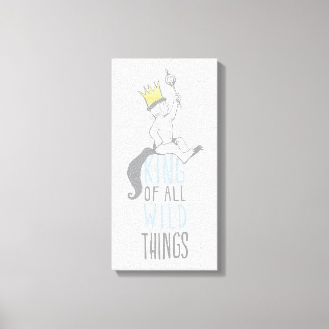 Impressão Em Tela Max | The King of All Wild Things - Blue (Frente)