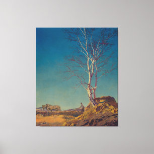 Impressão Em Tela Maxfield Parrish
