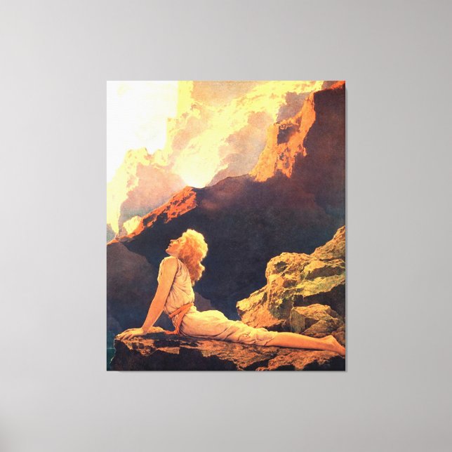 Impressão Em Tela Maxfield Parrish (Frente)