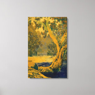 Impressão Em Tela Maxfield Parrish - Estudo para o Autumn Brook