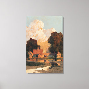 Impressão Em Tela Maxfield Parrish - Fazenda Daniels, Summer