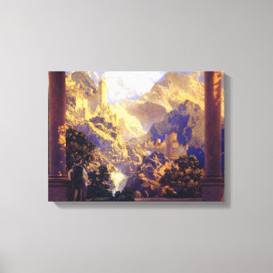 Impressão Em Tela Maxfield Parrish Romance 1922