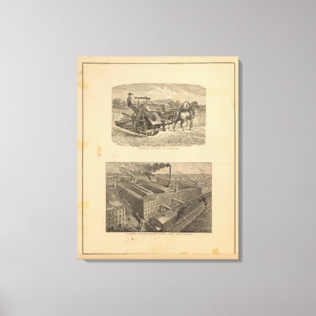 Impressão Em Tela McCormick Company, Chicago, Illinois (Frente)