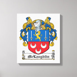 Impressão Em Tela McLaughlin Family Crest