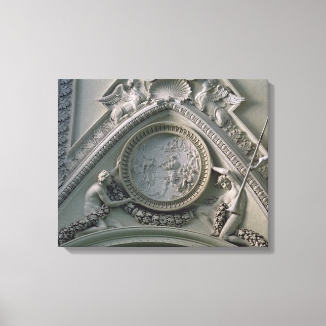 Impressão Em Tela Medallion retratando Imperador Constantine (Frente)