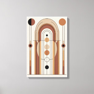 Impressão Em Tela Médio-Arte Moderna da Terra do Século Abstrato