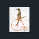 Impressão Em Tela Meerkat em Orange Penny Farthing<br><div class="desc">Children's</div>